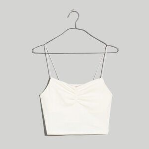 Madewell Flex Sweetheart Crop Tank Top - Lighthouse - Size Small